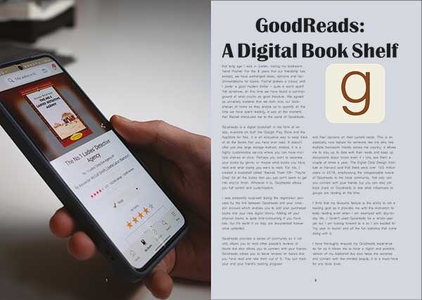 Magazine pages student work image