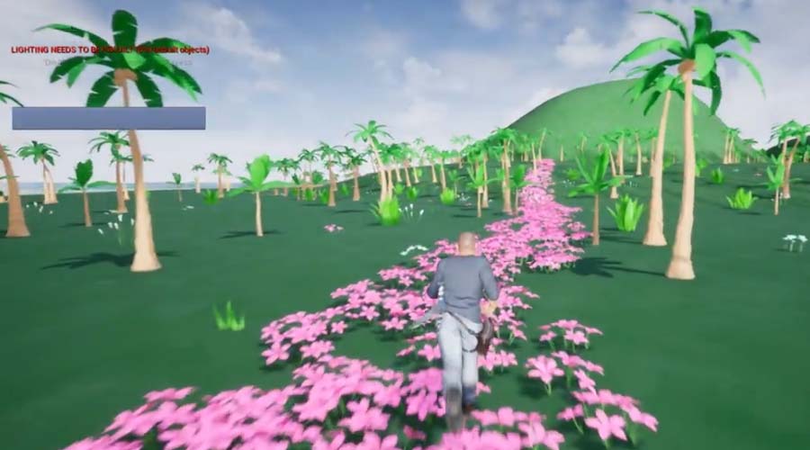 A still from the video trailer