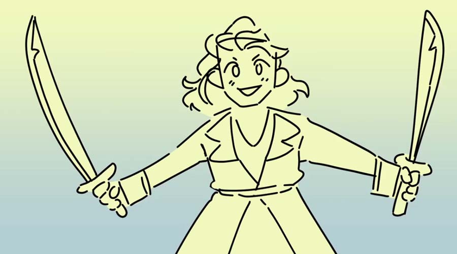 A still from the video trailer